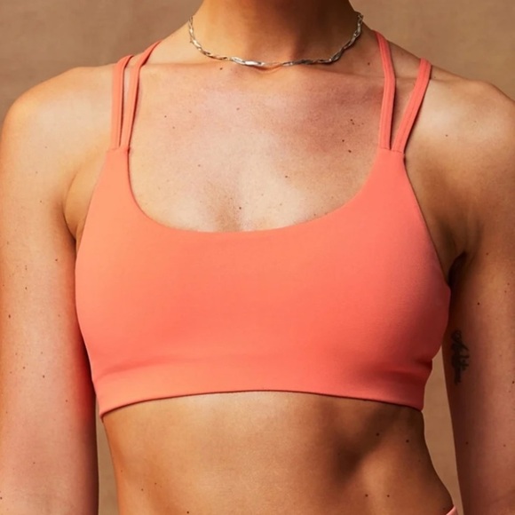 Fabletics Principal Low Impact Bra Passion Orange Sz L - Picture 7 of 7